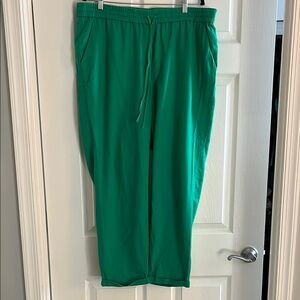 J. Crew Factory Drawstring Linen Pants - 16 Tall